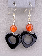 картинка Серьги Агат Сердолик от магазина Wolves