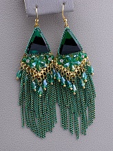 картинка Серьги Чешский хрусталь Сrystal от магазина Wolves