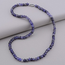 картинка Бусы на замке из иолита от магазина Wolves