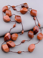 картинка Бусы Золотой Песок 120 см от магазина Wolves