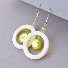 картинка Серьги Перламутр Жемчуг от магазина Wolves