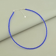 картинка Подвеска 'SUNSTONES' Шпинель Серебро(925) 39 см от магазина Wolves