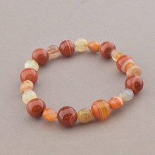 картинка Браслет 'SUNSTONES' Сердолик 19 см от магазина Wolves