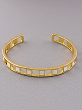 картинка Браслет 'Saiya' Эмаль 17 см (позолота 18к) от магазина Wolves