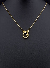 картинка Подвеска 'XUPING' Фианит 48 см (позолота 18к) от магазина Wolves