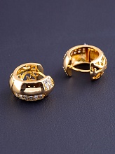 картинка Серьги 'XUPING' Фианит  (позолота 18к) от магазина Wolves