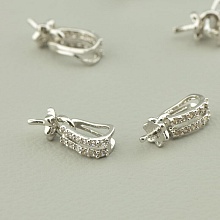 картинка Основа для кулона Фианит  (родий) от магазина Wolves