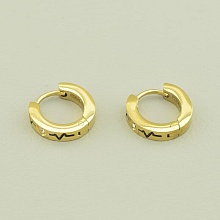 картинка Серьги 'XUPING' Фианит (позолота 18к (лимонная)) от магазина Wolves