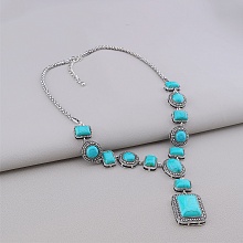 картинка Подвеска Бирюза 56 см от магазина Wolves