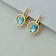 картинка Серьги 'XUPING' Swarovski (позолота 18к) от магазина Wolves