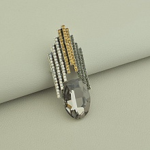 картинка Брошь Сrystal 70x26мм от магазина Wolves