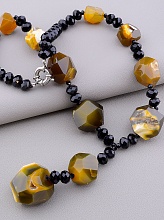 картинка Бусы Чешский хрусталь Агат 50 см от магазина Wolves