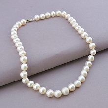 картинка Бусы 'SUNSTONES' Жемчуг Серебро(925) 45 см от магазина Wolves